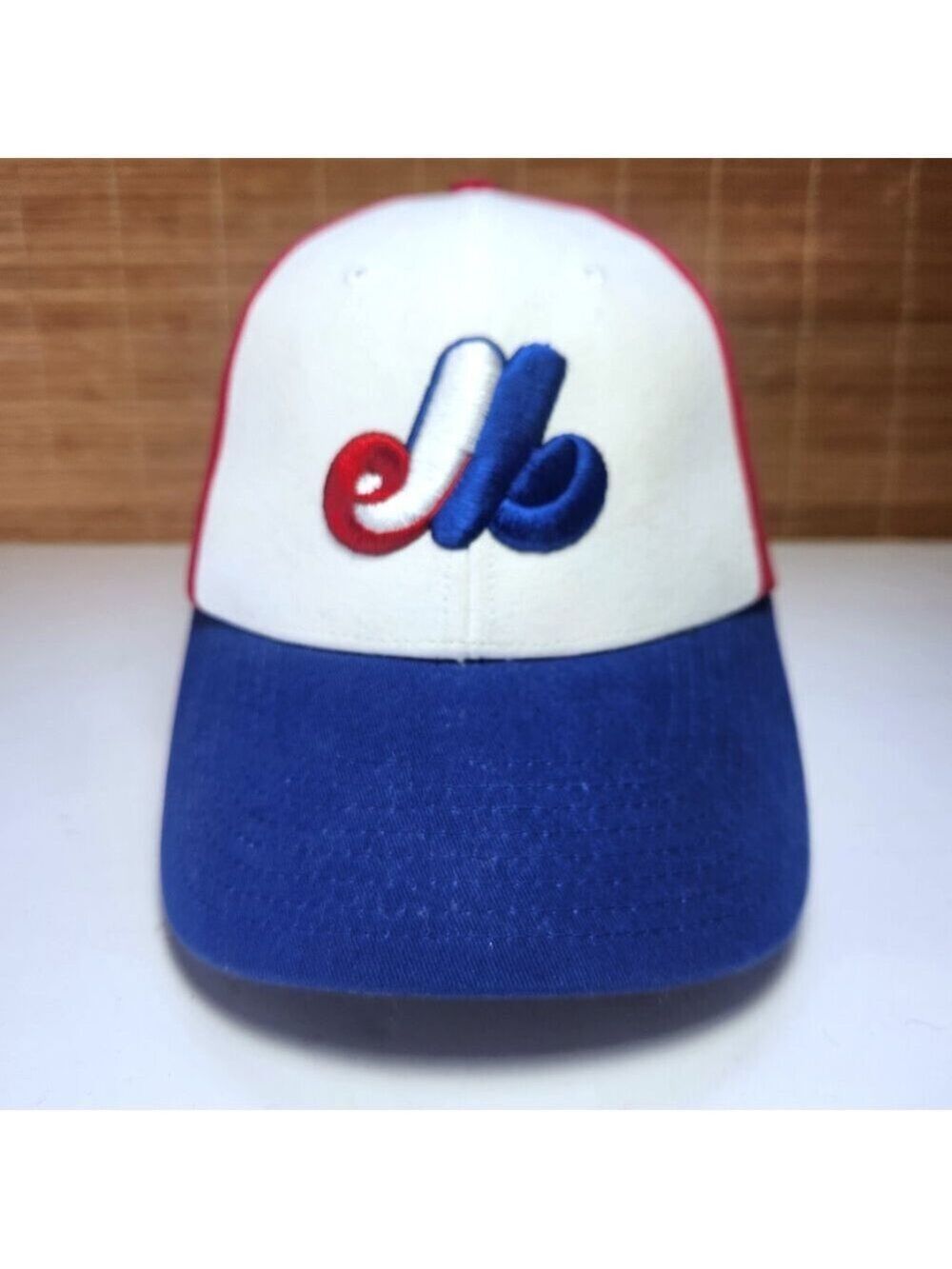 Montreal Expos Hat Cap Blue Red White 47' Brand Cooperstown Collection Youth